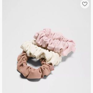 Lululemon Uplifting Scrunchies 3 Pack
